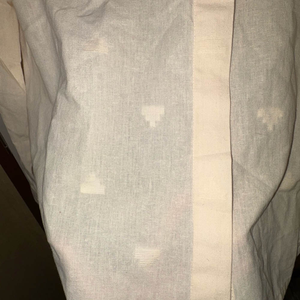 Prana Womens Cream Button Down Shirt Large - Picture 6 of 8